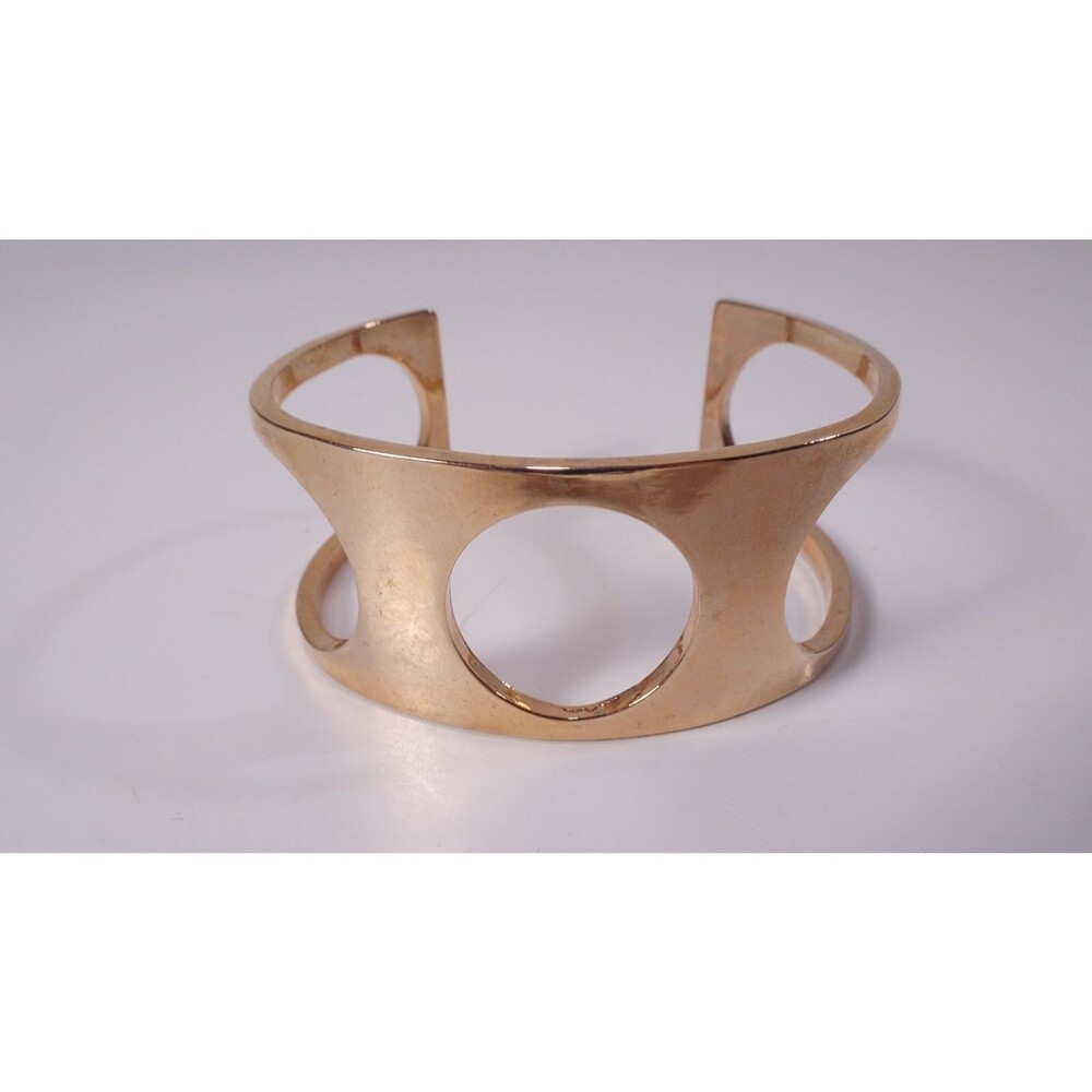 Desinger Women's Rose Gold Geo Cut Out Cuff Bracelet